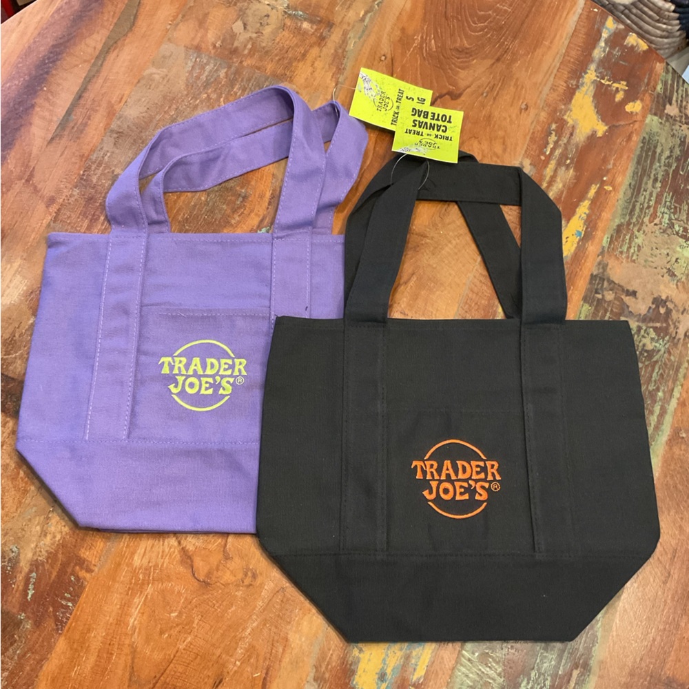 Trader Joe’s Halloween Mini Tote Bags